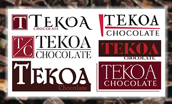 Tekoa Chocolate Logo Study